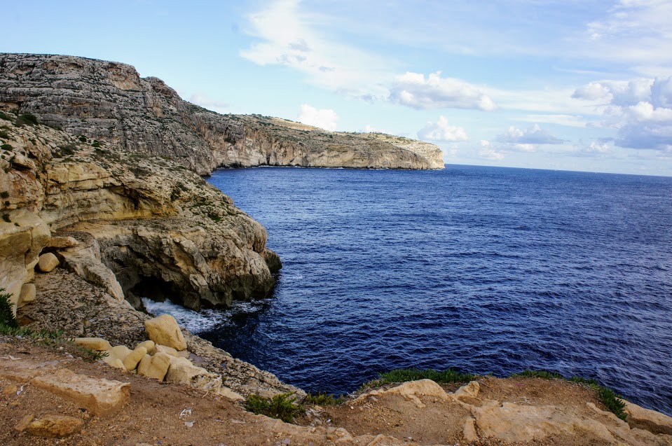 マルタ青の洞門写真