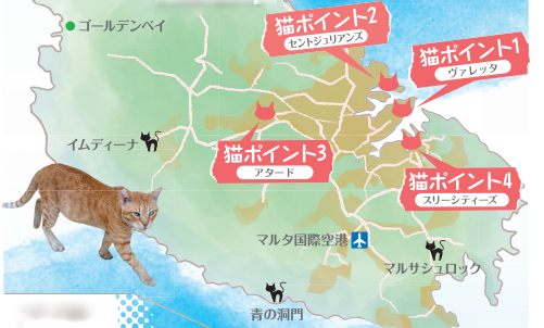 マルタの猫Map